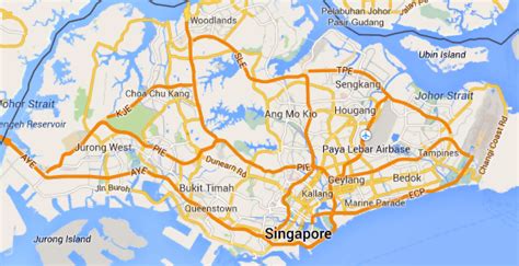google street map singapore